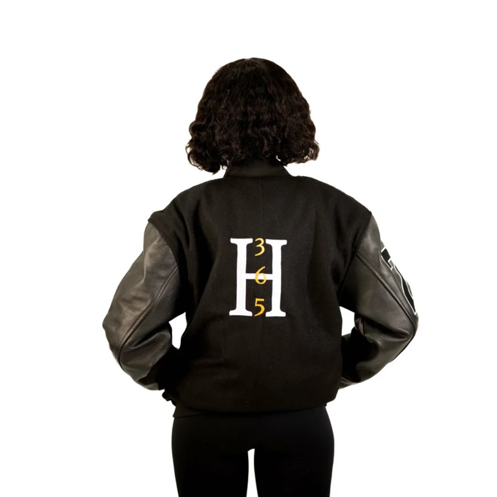 SOLD Habits365 Prohibited Survived Leather Bomber Jacket - Picture 2 of 6